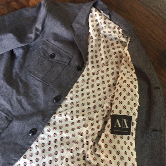 Armani Exchange Gray Blazer Men’s Medium Jacket - Picture 7 of 7